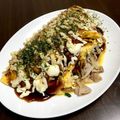 さとち☆'s cooksnap of when they made 簡単オムレツ風 モヤシと豚バラとん平焼き.
