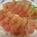 はるのこのこみち's cooksnap of when they made 新玉ねぎとマグロのカルパッチョ.