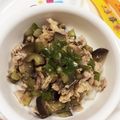 ♪さやbakery♪'s cooksnap of when they made 【子供に食べさせたい】鯖缶なすみそ炒め.