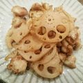 ぴょまる's cooksnap of when they made ビールに！蓮根と軟骨のエスニック炒め.