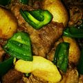 じゅりきむ's cooksnap of when they made 簡単牛肉とじゃがいもピーマン炒め.