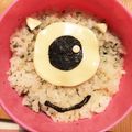 ニコニコはんぱんまん's cooksnap of when they made キャラ弁 ディズニー マイク.