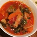 ♡まぁハニ♡'s cooksnap of when they made 塩麹漬け豚のトマト煮込み.