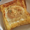 ぽっぽっ's cooksnap of when they made トースターで簡単！卵チーズトースト.