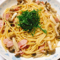 ふうちゃん♩'s cooksnap of when they made めんつゆで☆簡単きのこの和風スパゲティ.