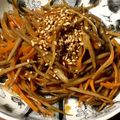 まさまさといちご's cooksnap of when they made 自然栽培 牛蒡のきんぴら（砂糖不使用）.