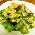 ココァ's cooksnap of when they made 鶏ひき肉でナスとピーマンの味噌炒め.
