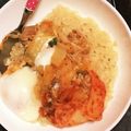 ミルクガラス's cooksnap of when they made 余ったラーメンスープで簡単炊き込みご飯.