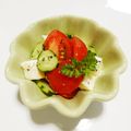 うまうま・らぶ's cooksnap of when they made トマトきゅうりのカプレーゼ風サラダ.