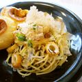 runa10's cooksnap of when they made しらすとひじきのスパゲッティ.