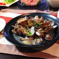 misatona's cooksnap of when they made にんにくたっぷり☆あさりの洋風酒蒸し.