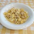 オレンジリング's cooksnap of when they made 簡単☆余った千切りキャベツでツナ卵炒め.