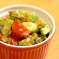 ほかとも's cooksnap of when they made アボカドとクリームチーズの＊和風カクテル.