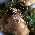 ちゃんこまんさん's cooksnap of when they made 唐揚げリメイク♪簡単ニラの酢炒め煮.