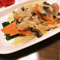 ♥モモンガ♥'s cooksnap of when they made 鮭と小松菜、失敗しないクリームソース添え.