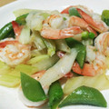 朋ひめ's cooksnap of when they made 海老とセロリの塩炒め.