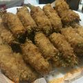 bonぼんbon's cooksnap of when they made スナップエンドウ肉巻きフライのお弁当.