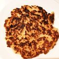 ぴぃたろうー's cooksnap of when they made 山芋明太子の鉄板焼～居酒屋さん風～.