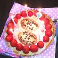 warabi1102's cooksnap of when they made クリチ牛乳100♡さっぱり苺チーズケーキ.