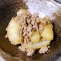 めけてー's cooksnap of when they made 新じゃがとひき肉の甘辛煮.