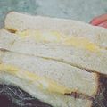 日々楽々's cooksnap of when they made からしマヨネーズでタマゴサンド.