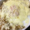 ２児まま★'s cooksnap of when they made 半熟卵のチーズ焼きカレー.