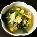 ゴロみかん's cooksnap of when they made メタボ防止♡牡蠣と小松菜の卵とじ.