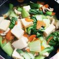 クック26352G☆'s cooksnap of when they made 中華スープで☆チンゲン菜厚揚げのあんかけ.