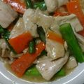 うえはらてんちょう's cooksnap of when they made むね肉と春野菜の塩炒め.