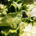 akame5's cooksnap of when they made レタスと海苔だけで美味しいサラダ.