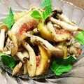 Meguminomy's cooksnap of when they made きのことイチジクの秋マリネサラダ.