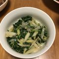 a0imama♡'s cooksnap of when they made 三つ葉のナムル.