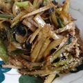 あかぷり's cooksnap of when they made うどとゴボウの韓国風きんぴら☆ピリ辛！.