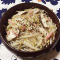 ゆにこーん☆'s cooksnap of when they made スピードおつまみ☆マヨ・紅生姜もやし♪.