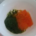 tomowy's cooksnap of when they made 人参とほうれん草のペースト【離乳食】.