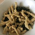 Yokchina's cooksnap of when they made ほうれん草と＊カリカリ＊油揚げの和え物.