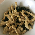 Yokchina's cooksnap of when they made ほうれん草と＊カリカリ＊油揚げの和え物.