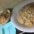 クック9P6O5D☆'s cooksnap of when they made 簡単！ガーリックたらこチャーハン.
