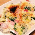 メダカの赤ちゃん's cooksnap of when they made ブロッコリーとベーコンのチーズ焼き.