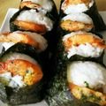 rocky6969's cooksnap of when they made 名古屋名物　◇天むす◇.