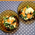 ＲＩＤＯＭＩ's cooksnap of when they made 簡単☆人参とほうれん草の白和え.