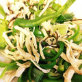 たなふさ's cooksnap of when they made 旨い！簡単！蒸し鶏とピーマンの塩こぶ和え.