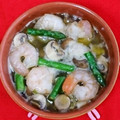 ３ｍのねこじゃらし's cooksnap of when they made エビとマッシュルームの絶品アヒージョ♪.