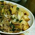 クックYRXQW9☆'s cooksnap of when they made 豚コマとタケノコとネギの甘辛炒め.