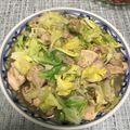 くらぽん♪♪♪'s cooksnap of when they made 春に食べたい♡簡単キャベツと鶏肉の炒め物.