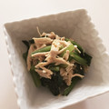 にゃすっち's cooksnap of when they made ササミと小松菜の辛子和え.