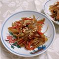 サンディサンディ's cooksnap of when they made 母の味♪　きんぴらごぼう.