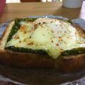 広野のタイタン's cooksnap of when they made 温玉のりトースト.
