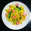 舞☆葉月's cooksnap of when they made キャベツの卵炒め(//∇//)b.