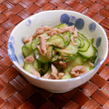 のば☀のば's cooksnap of when they made きゅうりとツナだけ☆簡単酢の物☆.